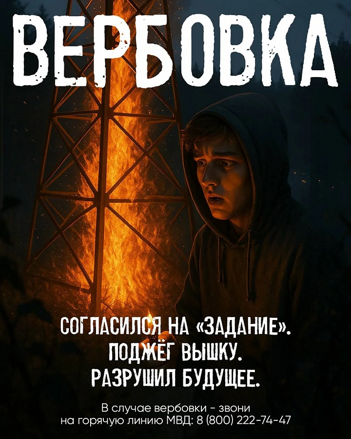 КАК НЕ СТАТЬ ЖЕРТВОЙ ВЕРБОВКИ: ВАЖНАЯ ИНФОРМАЦИЯ ДЛЯ ПОДРОСТКОВ  ОТ 08.06.2026